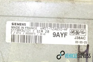 4M5112A650HF Блок управления двигателем Ford Focus 2 Арт e12028322, вид 2