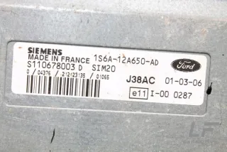 1S6A12A650AD Блок управления двигателем Ford Fiesta 4 Арт e12028117, вид 1
