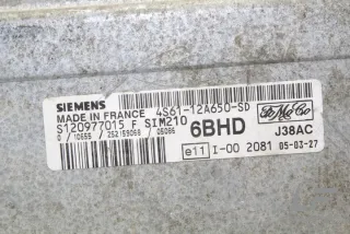 4S6112A650SD Блок управления двигателем Ford Fiesta 4 Арт e12028065, вид 1