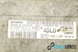 6S6112A650GD Блок управления двигателем Ford Fiesta 5 Арт e12027995, вид 2