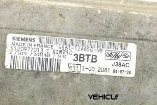 4S6112A650NB Блок управления двигателем Ford Fiesta 5 Арт e12027926, вид 2