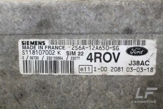 2S6A12A650SG Блок управления двигателем Ford Fiesta 5 Арт e12027895, вид 2