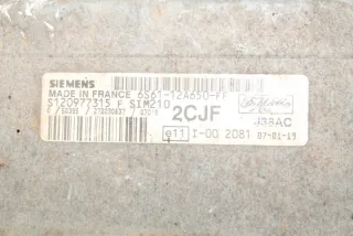 6S6112A650FF Блок управления двигателем Ford Fiesta 5 Арт e12027744, вид 1