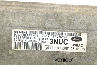 2S6A12A650ZD Блок управления двигателем Ford Fiesta 5 Арт e12027709, вид 1
