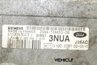 2S6A12A650ZB Блок управления двигателем Ford Fiesta 5 Арт e12027682, вид 1