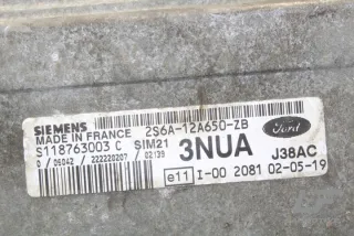 2S6A12A650ZB Блок управления двигателем Ford Fiesta 5 Арт e12027678, вид 2