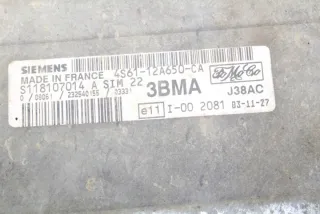 4S6112A650CA Блок управления двигателем Ford Fiesta 6 Арт e12027626, вид 2