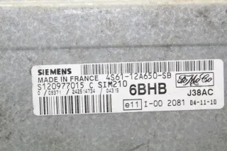 4S6112A650SB Блок управления двигателем Ford Fiesta 7 Арт e12027542, вид 3