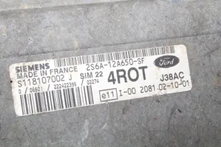2S6A12A650SF Блок управления двигателем Ford Fiesta 7 Арт e12027490, вид 3