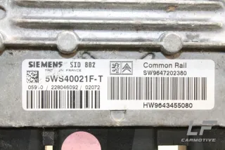 SW9647202380 Блок управления двигателем Citroen C3 1 Арт e12026782, вид 1
