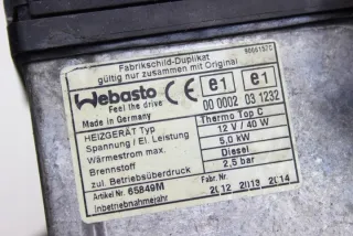 L322 XH429J294CC Автономный отопитель Land Rover Range Rover 3 Арт e12023821, вид 4