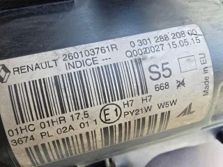 260103761R Фара правая Renault Megane 3 Арт e12012450, вид 5