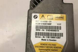 9248096 Блок AirBag BMW 5 F10/F11/GT F07 Арт e11990319, вид 4