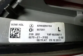 W246, A2468200764 Фонарь задний левый Mercedes B W246 Арт e11988005, вид 1