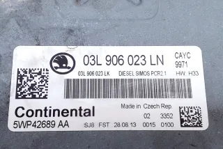 03L906023LN Блок управления двигателем Skoda Fabia 2 Арт e11981487, вид 4