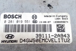391112A943 Блок управления двигателем Hyundai i30 FD Арт e11979390, вид 1