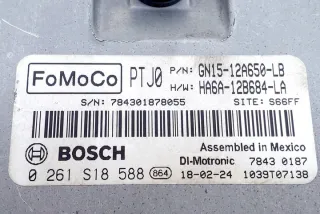 GN1512A650LB Блок управления двигателем Ford Fiesta 7 Арт e11978926, вид 3