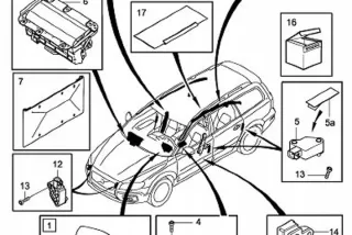 30798511 Датчик удара Volvo C30 Арт e11970955, вид 4