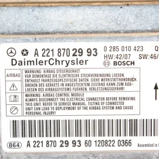 A2218702993 Блок AirBag Mercedes S W221 Арт e11960532, вид 5