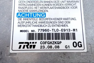 77960TL0E913M1 Блок AirBag Honda Accord 10 Арт e11960414, вид 4