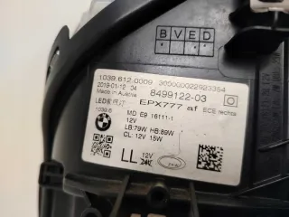 8499122 Фара правая BMW 5 G30/G31 Арт e11958111, вид 4