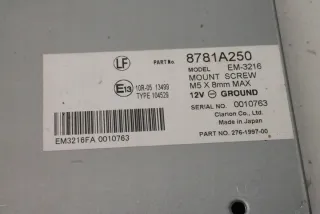 8781A250 Блок управления (другие) Mitsubishi Outlander 3 Арт e11940311, вид 3