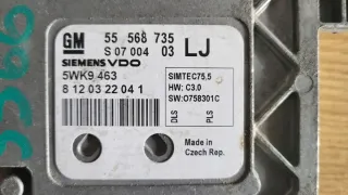55568735 Блок управления двигателем Opel Astra H Арт e11926935, вид 3