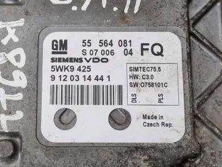 55564081 5WK9425 Блок управления двигателем Opel Astra H Арт e11926930, вид 4