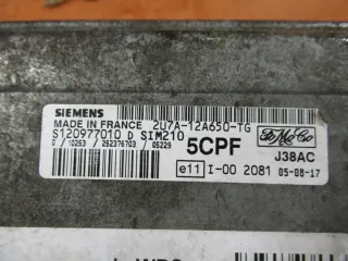 2U7A12A650TG 2U7A-12A650-TG S120977010D SIM210 2S6F10A855A Блок управления двигателем Ford Fiesta 5 Арт e11925786, вид 3