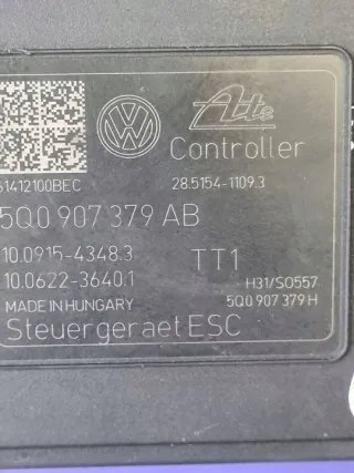 5Q0907379AB 5Q0614517AA Блок ABS Volkswagen Golf 7 Арт e11913725, вид 4