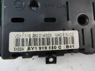 6Y1919860C Щиток приборов (приборная панель) Skoda Fabia 1 Арт e11908061, вид 3