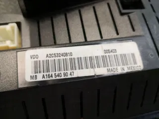 1645409047 Щиток приборов (приборная панель) Mercedes GL X164 Арт e11907719, вид 4