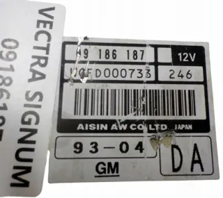09186187 Блок управления АКПП Opel Signum Арт e11904001, вид 4