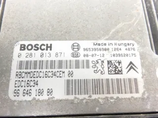 DV6DTEDM 0281013871 Блок управления двигателем Citroen Berlingo 2  Арт e11892125, вид 4