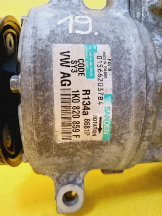 1K0820859F Компрессор кондиционера Volkswagen Golf 5 Арт e11889498, вид 6