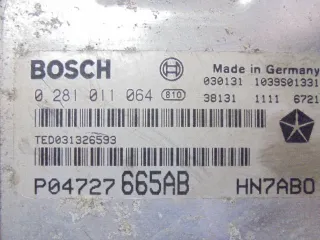 P04727665AB 2,5CRD 0281011064 Блок управления двигателем Chrysler Voyager 4 Арт e11868882, вид 4