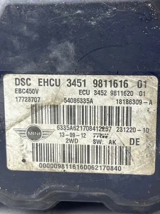 9811616 Блок ABS MINI Cooper R56 Арт e11863671, вид 6