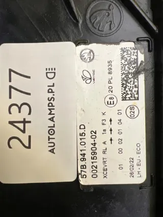 57B941015D Фара левая Skoda Karoq Арт e11858931, вид 2