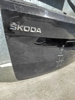 2014-18 Крышка багажника (дверь 3-5) Skoda Fabia 3 Арт e11858357, вид 4