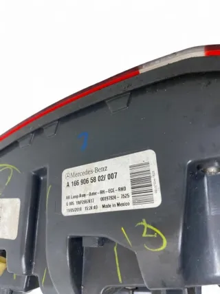 A1669065802 Фонарь задний правый Mercedes ML/GLE W166 Арт e11855518, вид 13