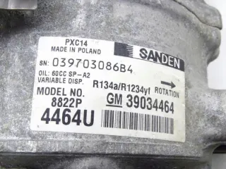 39034464 Компрессор кондиционера Opel Astra K Арт e11845131, вид 5