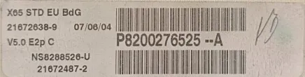 8200326395 P8200311988 Блок управления двигателем Renault Clio 2 Арт e11827249, вид 4