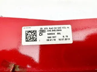 4H0945094A Фонарь задний правый Audi A8 D4 (S8) Арт e11809522, вид 3