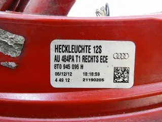 8T0945096H Фонарь задний правый Audi A5 (S5,RS5) 1 Арт e11809435, вид 4