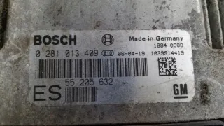 0281013409 55205632 Блок управления двигателем Opel Vectra C  Арт e11803443, вид 2