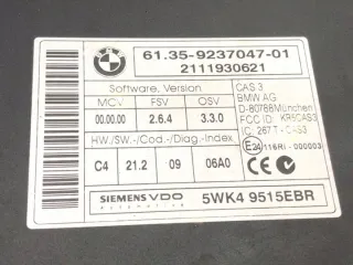 9237047 LORK-1273-25475 Блок управления (другие) BMW 3 E90/E91/E92/E93 Арт e11781824, вид 4