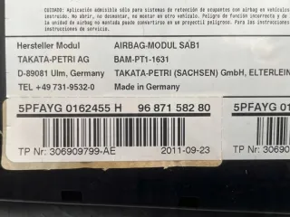 2010-2018 9687158280 Подушка безопасности Citroen C4 2 Арт e11774775, вид 3