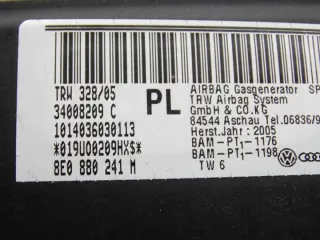 8E0880241M Подушка безопасности Audi A4 B7 Арт e11774537, вид 2