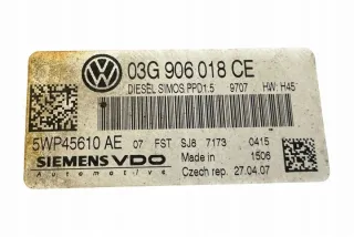 03G906018CE Блок управления двигателем Volkswagen Passat B6 Арт e11770927, вид 5