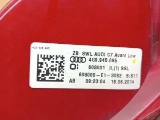 4G9945095 Фонарь задний левый Audi A6 C7 (S6,RS6) Арт e11764999, вид 5